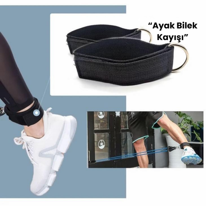 VYNOR 150LB Ayarlanabilir Direnç Bandı Antrenman Seti